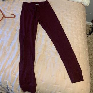 Red comfy aerie pants
